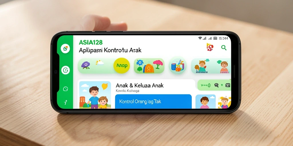 Tampilan antarmuka ASIA128 yang sederhana dan mudah digunakan.
